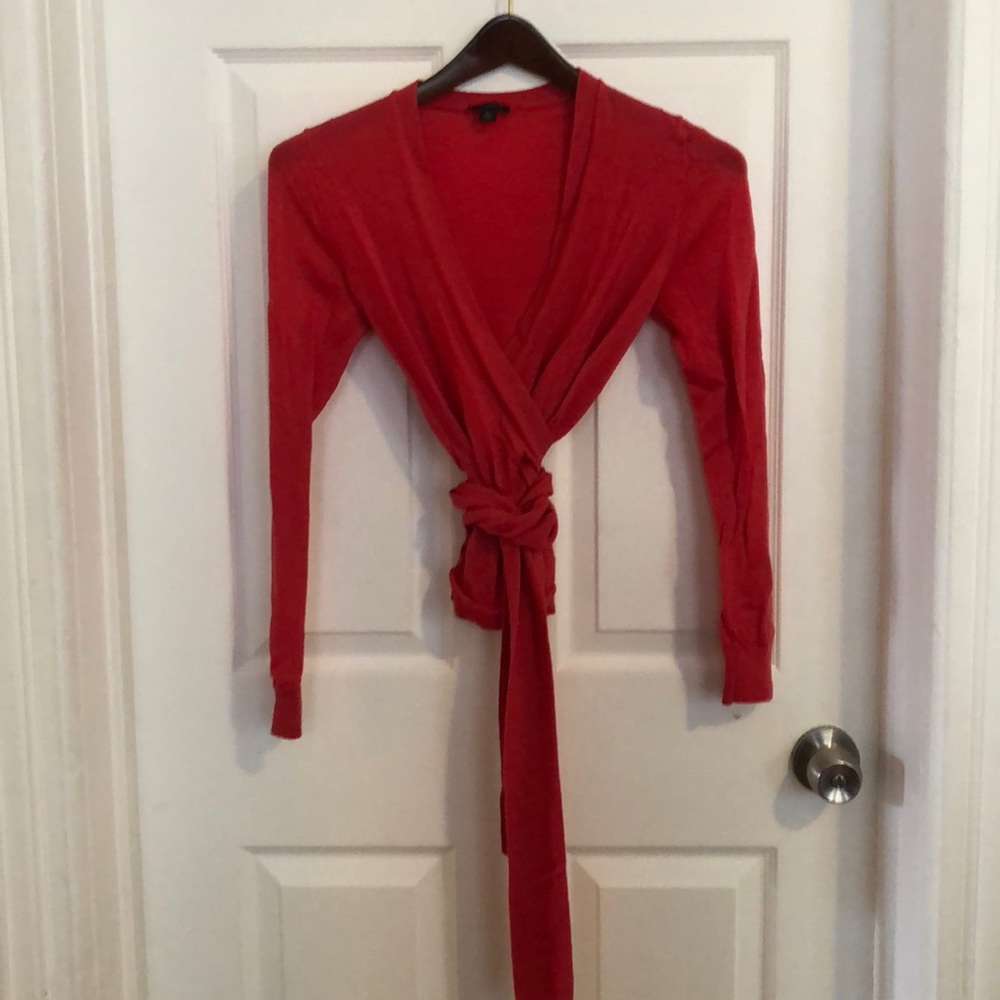 Wrap sweater